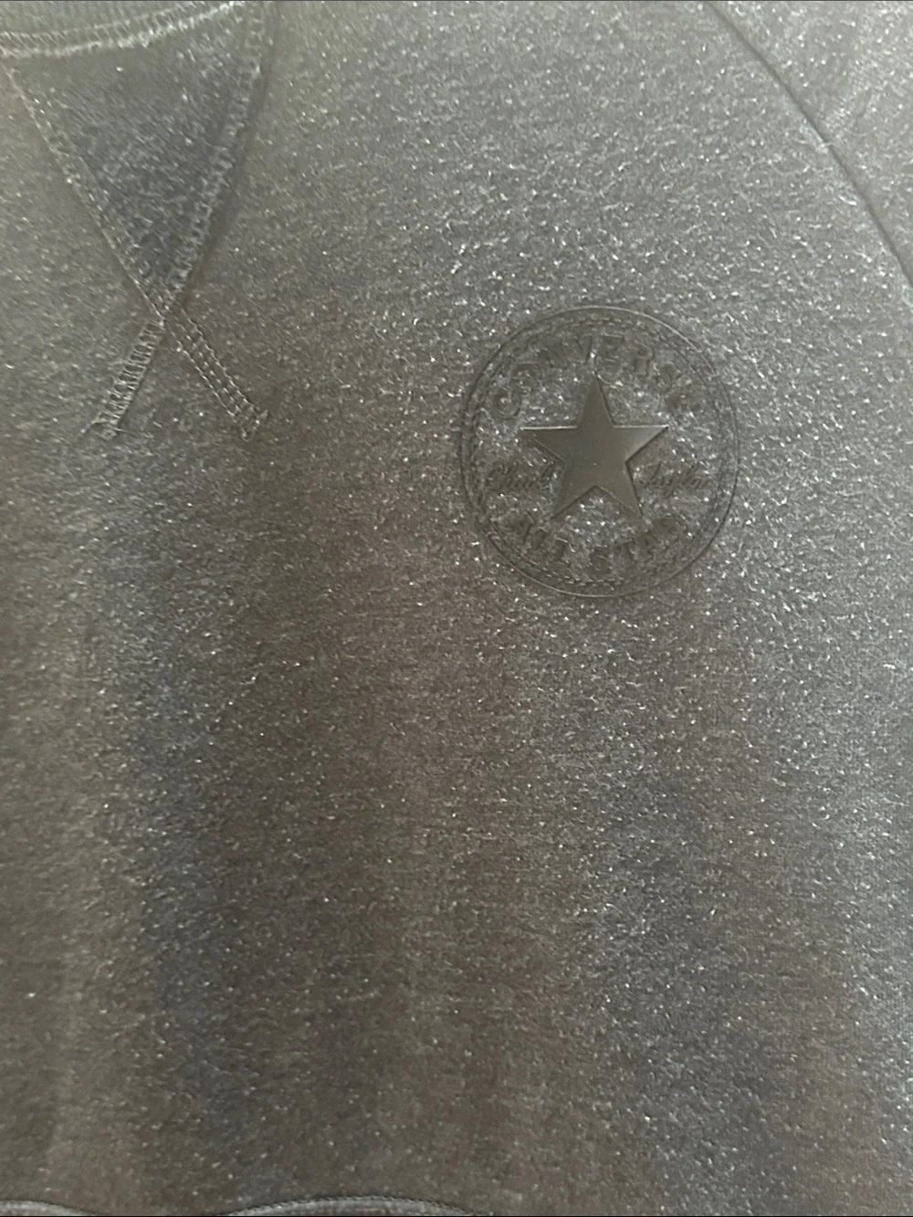 Converse all star chuck taylor  Men's Heather Gray Crewneck Sweatshirt US small